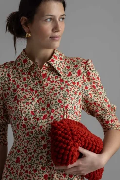 Kjole - Bloom Dress Ditsy Trail Cream