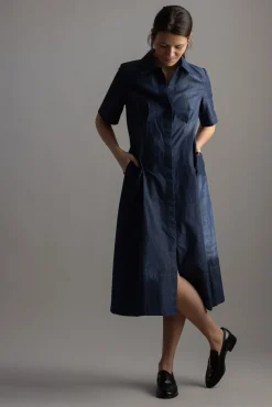 Kjole - Denim S/S Shirt Dress
