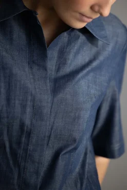 Kjole - Denim S/S Shirt Dress
