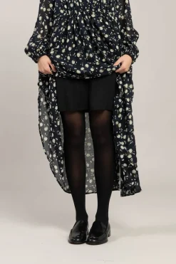 Kjole - Floral Volumes Blue/White Flower Garden