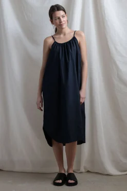 Kjole - Strap Dress Black Navy