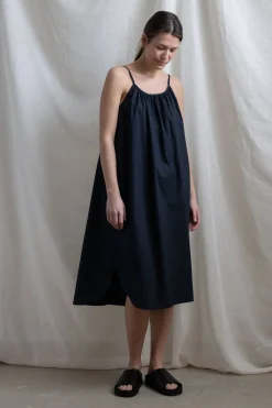 Kjole - Strap Dress Black Navy