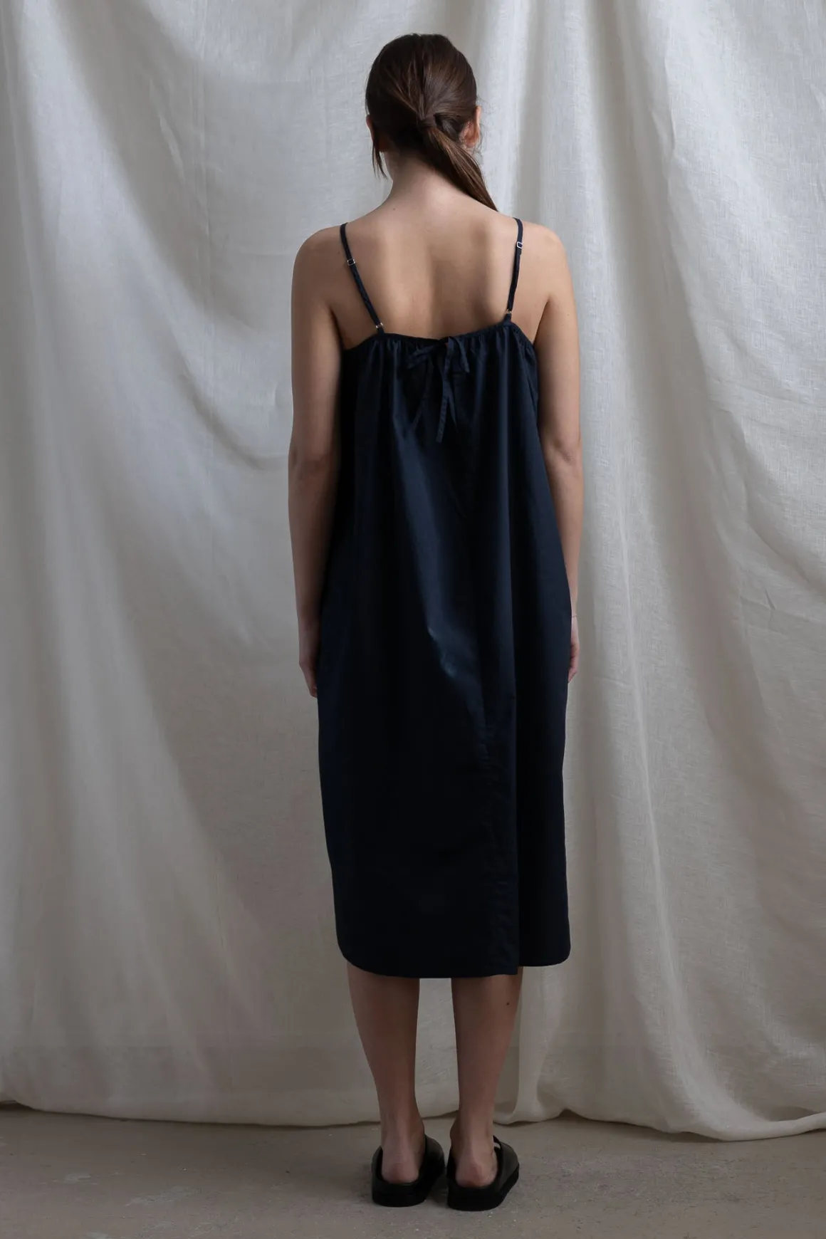 Kjole - Strap Dress Black Navy