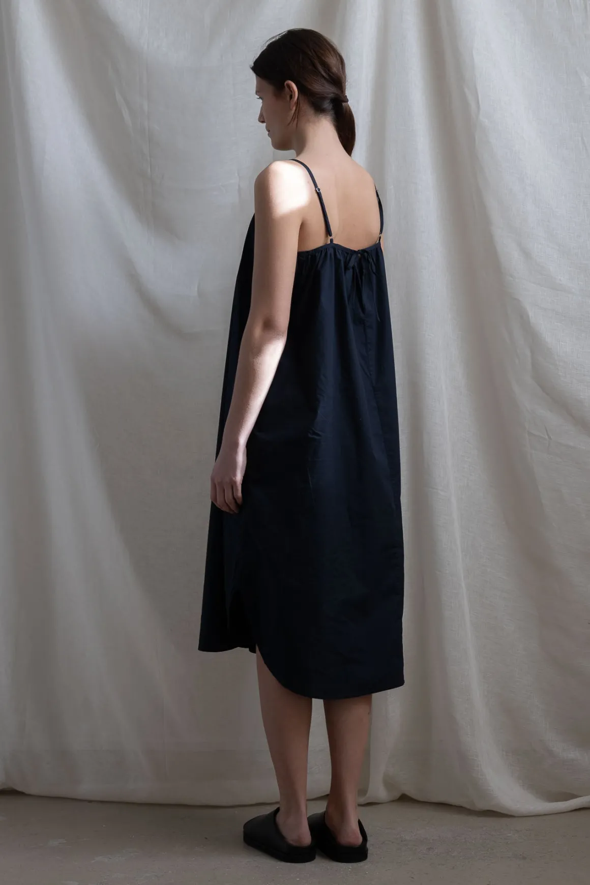 Kjole - Strap Dress Black Navy