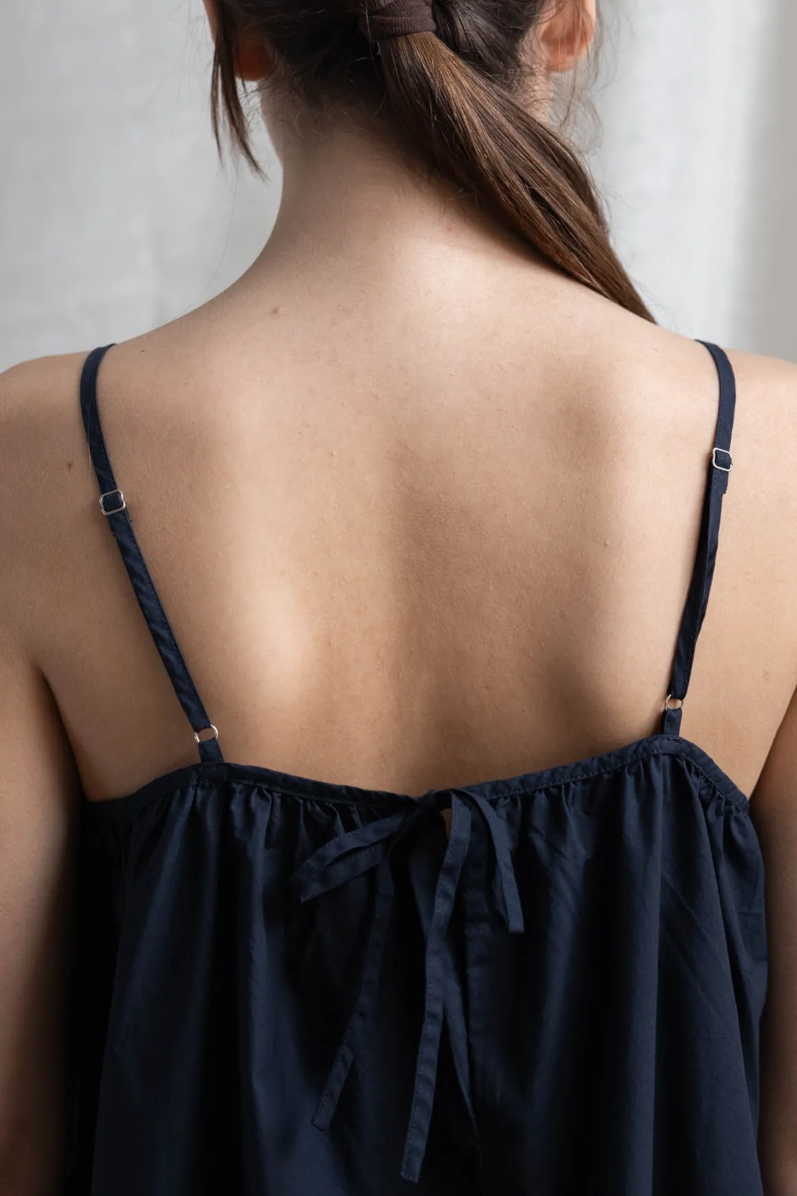 Kjole - Strap Dress Black Navy