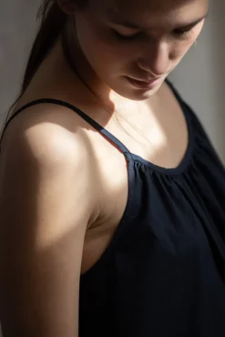 Kjole - Strap Dress Black Navy