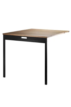 Klappbord - 78x96 Valnøtt/Sort