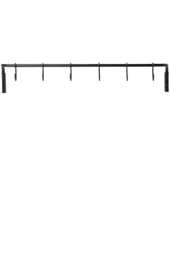 Knaggrekke - 6 knagger Black