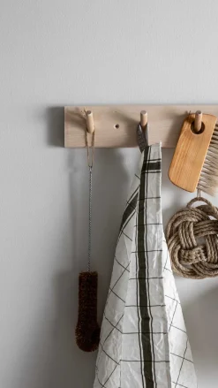 Knaggrekke - 7 knagger 67cm Bjørk