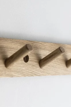 Knaggrekke - 12 knagger Oak Natural L120cm