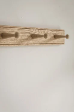 Knaggrekke - Shaker 4 Knagger Eik