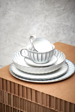 Kopp - Inku Capuccino m/skål Hvit