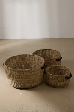 Kurv - Sylinder L Grå