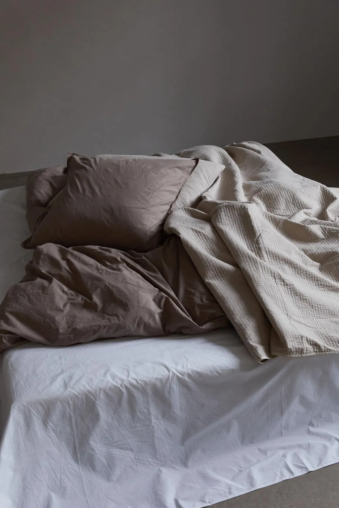 Laken - 260x260cm 100% Økologisk Bomull White