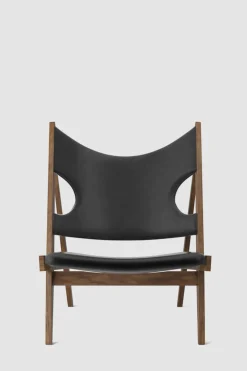 Lenestol - Knitting Lounge Chair, Walnut, Dakar 0842