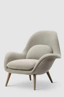 Lenestol - Swoon 1770 Grand Mohair 9103 Røkt Eik
