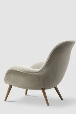 Lenestol - Swoon 1770 Grand Mohair 9103 Røkt Eik