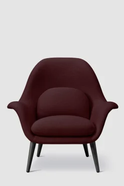 Lenestol - Swoon 1770 Sunniva 662 Sortlakkert Eik