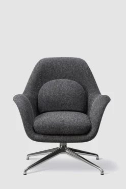 Lenestol - Swoon Lounge Petit 1776 Hallingdal 180 Swivel Krom