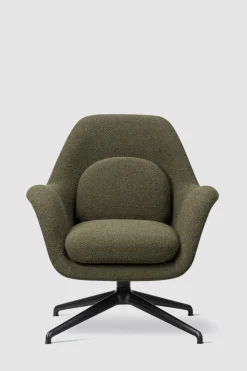 Lenestol - Swoon Lounge Petit 1776 Carlotto 900 Swivel Sort