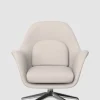 Lenestol - Swoon Lounge Petit 1776 Sunniva 717 Swivel Krom