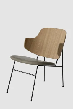 Lenestol - The Penguin Lounge 329 Dakar, Black Steel, Natural Oak