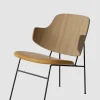 Lenestol - The Penguin Lounge 250 Dakar, Black Steel, Natural Oak