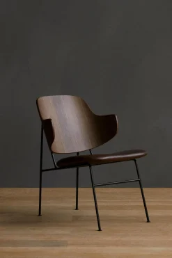 Lenestol - The Penguin Lounge 329 Dakar, Black Steel, Walnut