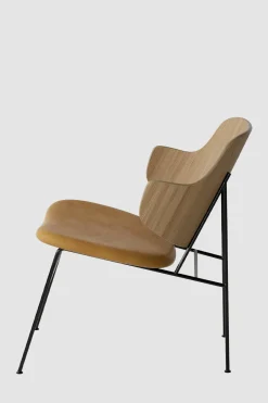 Lenestol - The Penguin Lounge 250 Dakar, Black Steel, Natural Oak