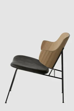 Lenestol - The Penguin Lounge 842 Dakar, Black Steel, Natural Oak