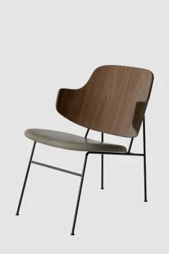 Lenestol - The Penguin Lounge 329 Dakar, Black Steel, Walnut