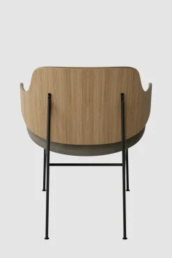 Lenestol - The Penguin Lounge 329 Dakar, Black Steel, Natural Oak