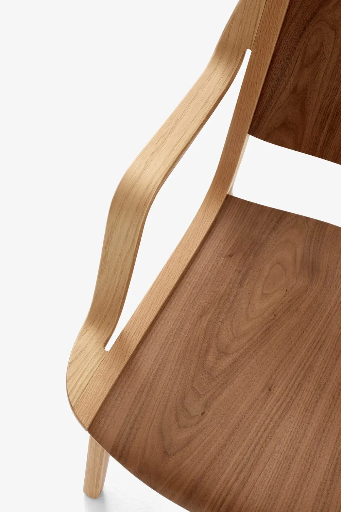 Loungestol - AX HM11 Oak/Walnut