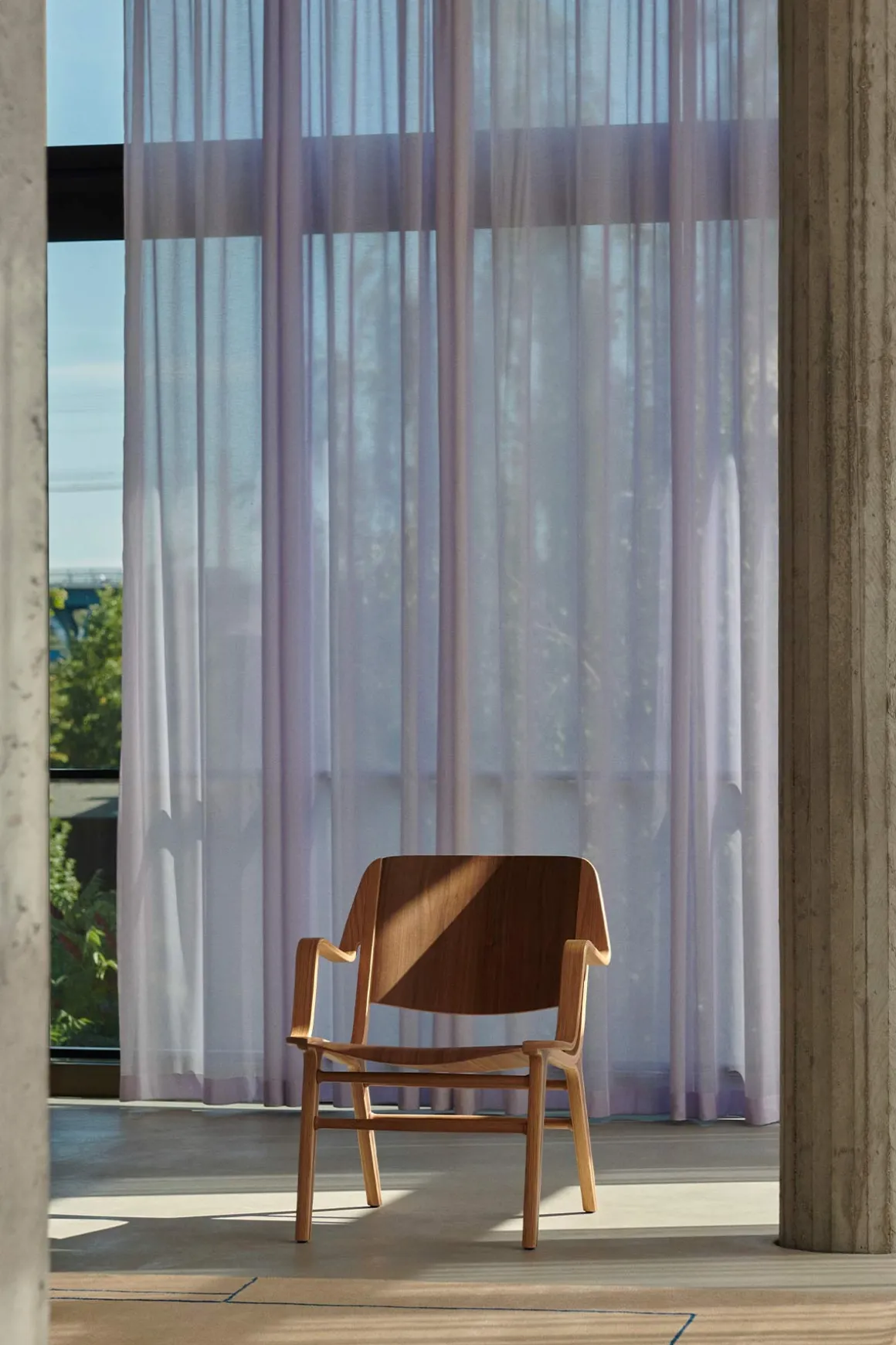 Loungestol - AX HM11 Oak/Walnut