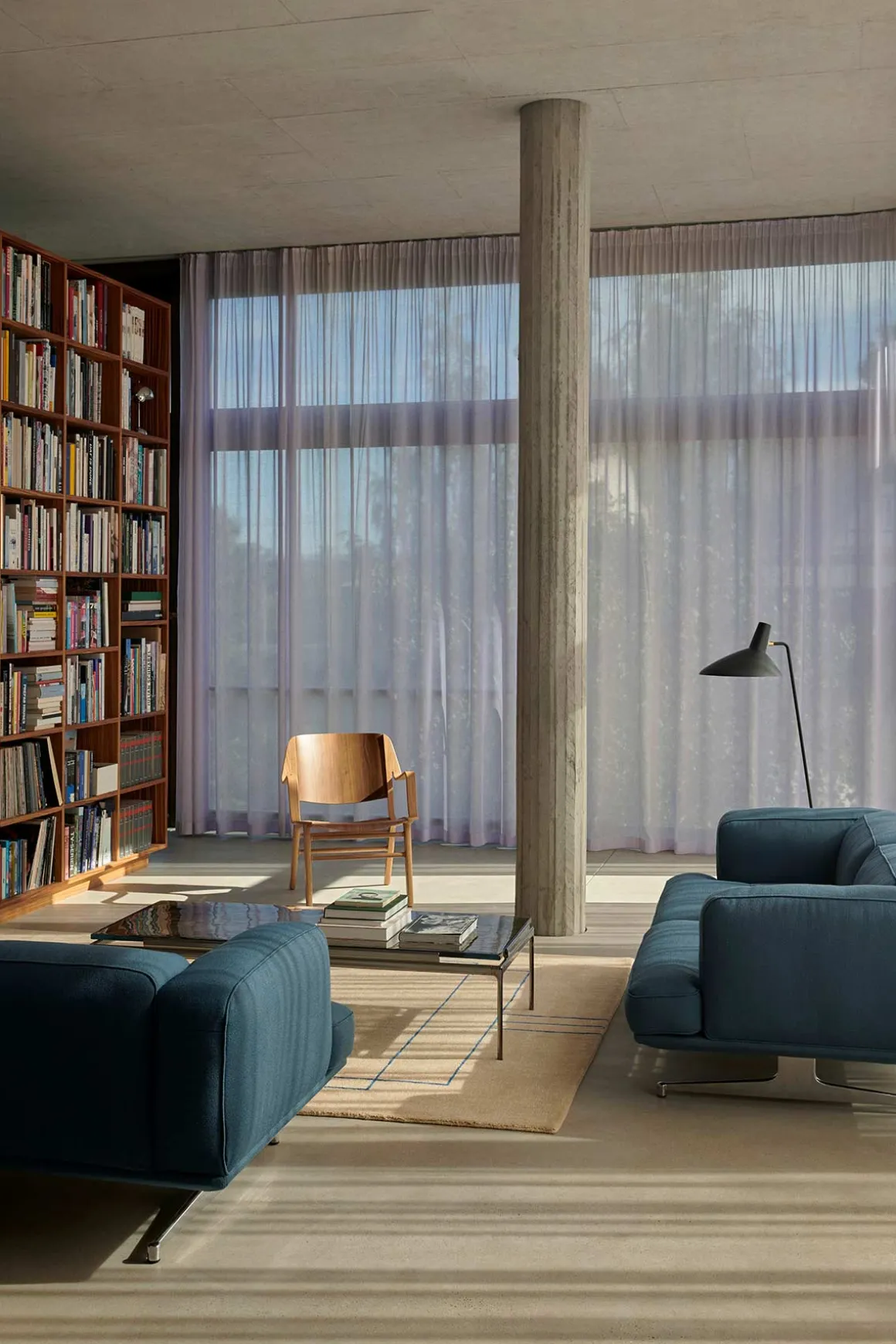 Loungestol - AX HM11 Oak/Walnut