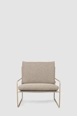 Loungestol - Desert 1-seter Dolce Cashmere/Dark Sand