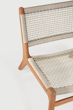 Loungestol - Jack Woven Teak/Beige