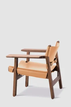 Loungestol - Spanish Chair 2226 Oljet Valnøtt/Natur Lær