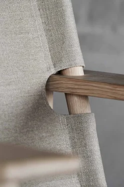 Loungestol - The Canvas Chair 2031 Såpet Eik / Naturfarget Canvas