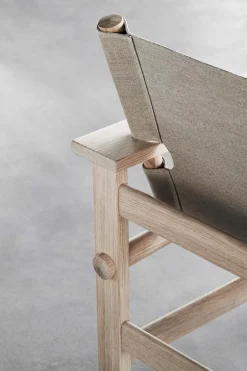 Loungestol - The Canvas Chair Lys Oljet Eik / Naturfarget Canvas
