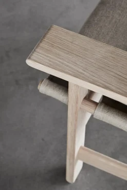 Loungestol - The Canvas Chair 2031 Såpet Eik / Naturfarget Canvas