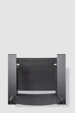 Loungestol - The Canvas Chair 2031 Sortlakkert Eik / Sort Canvas