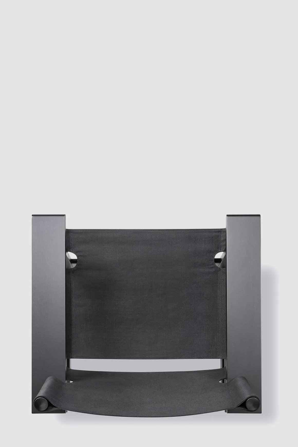 Loungestol - The Canvas Chair 2031 Sortlakkert Eik / Sort Canvas