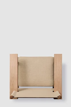 Loungestol - The Canvas Chair Lys Oljet Eik / Naturfarget Canvas