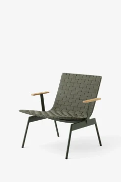 Loungstol - Ville AV45 m/Armlene Bronze Green