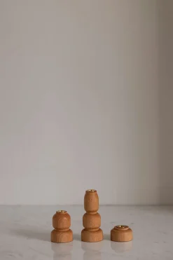 Lysestake - 3pk Terracotta