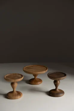 Lysfat - Wooden Cake Dish S