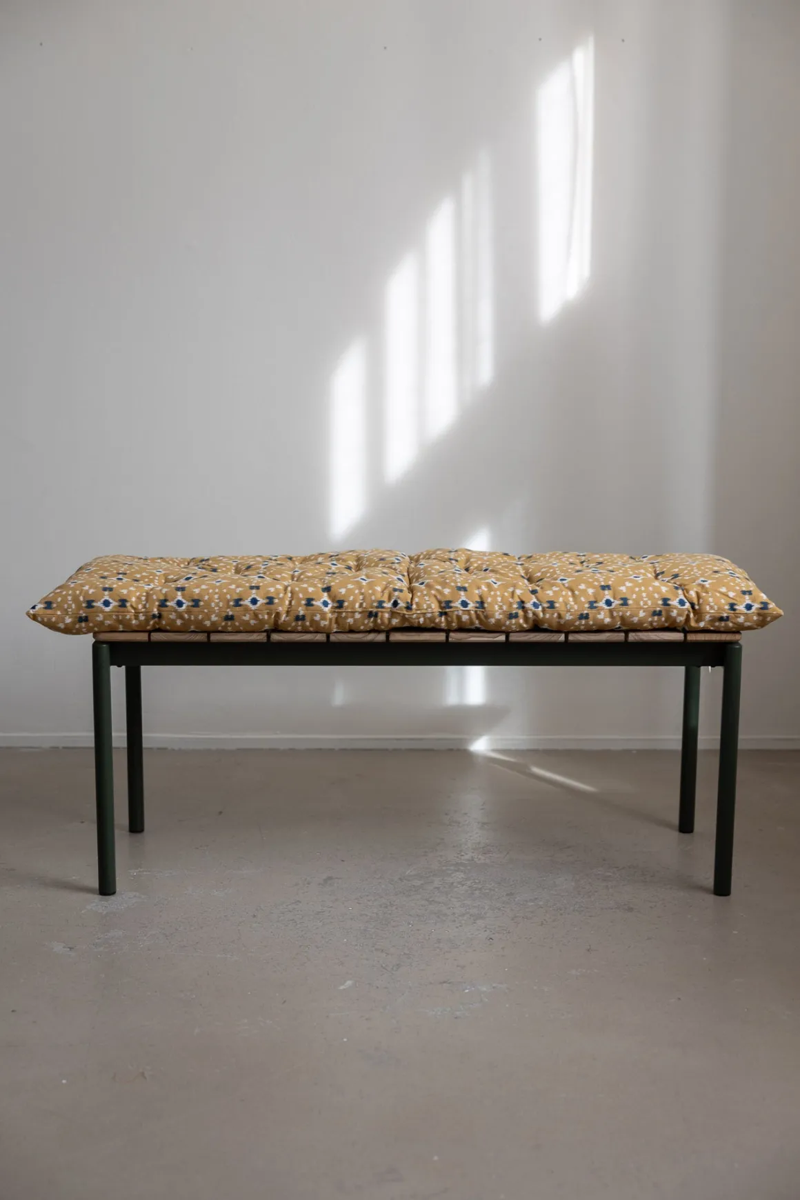 Madrass - 45x125cm Mustard/Off-White/Dark Blue