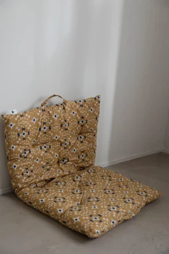 Madrass - 60x100cm Mustard/Off-White/Dark Blue