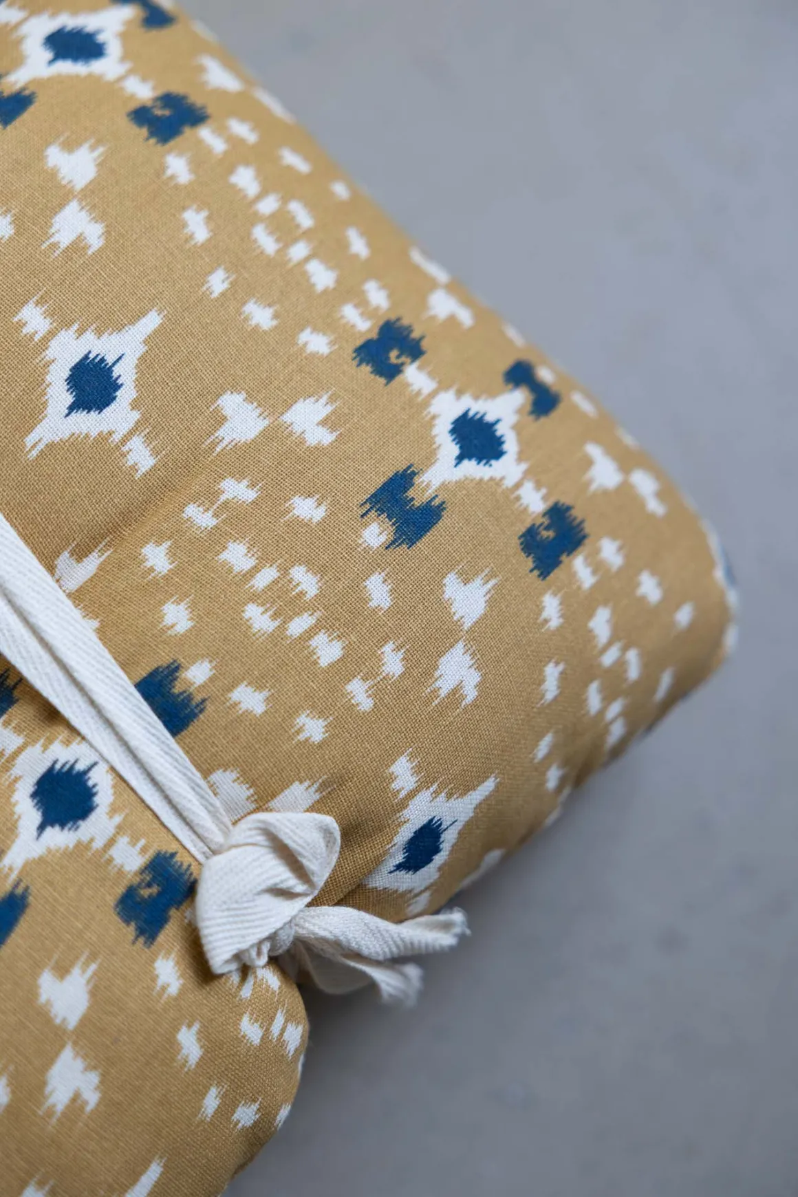 Madrass - 45x125cm Mustard/Off-White/Dark Blue